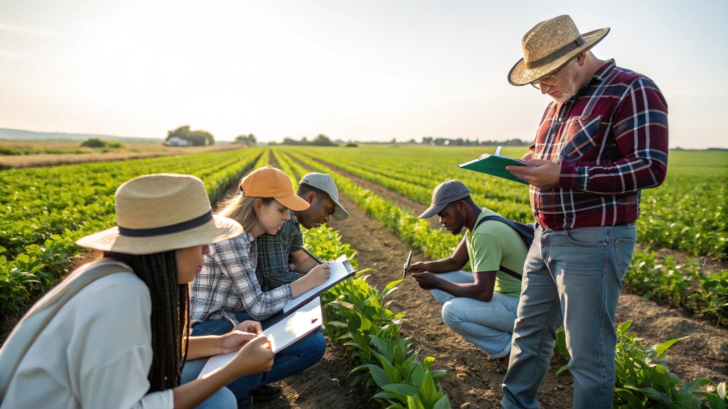 Students in Field